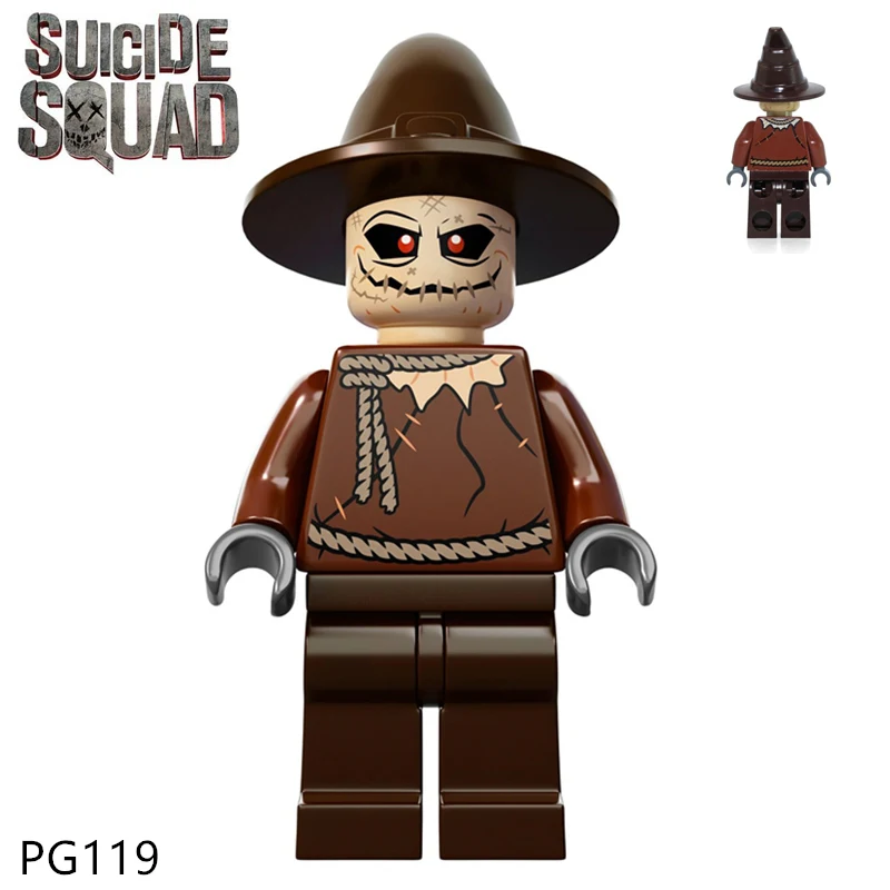 SingleSale Бэтмен злодей пугающий кран отряд самоубийц миньфиг модель сборные