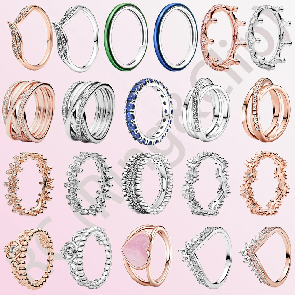 

Женское кольцо из серебра 2022 пробы, с фианитом