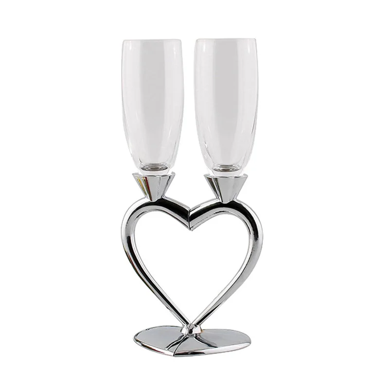 2 pcs/Lot Champagne Goblet Glassware Wine Glass Juice Drink Cocktail Wedding Application Household Products Crystal ZZY108 | Дом и сад