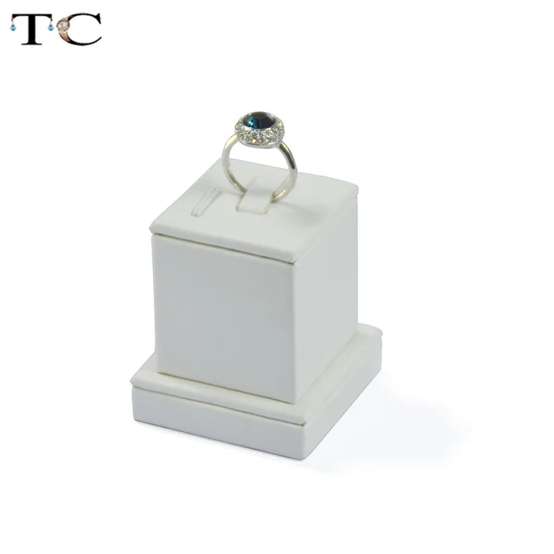 2 шт./Лот витрина для ювелирных изделий стойка держатель колец белые и черные