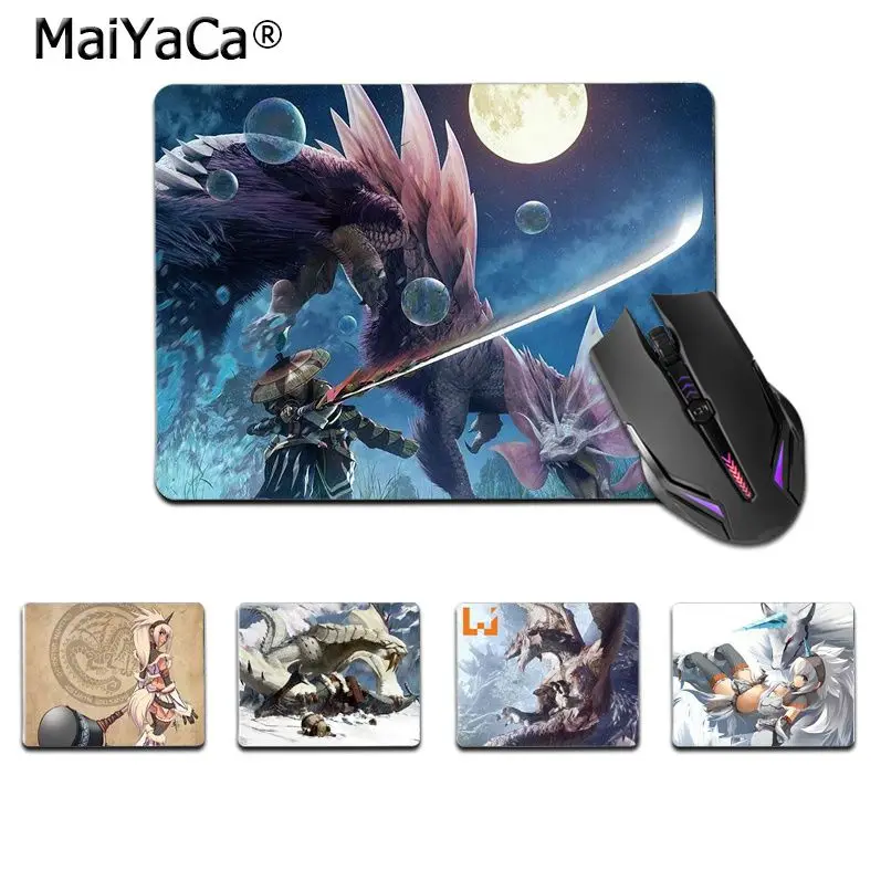 

Maiyaca высокое качество и игроманов костюм Монстер Хантер для анти-скольжение прочный силиконовый Computermats и плавность линий коврик для настол...