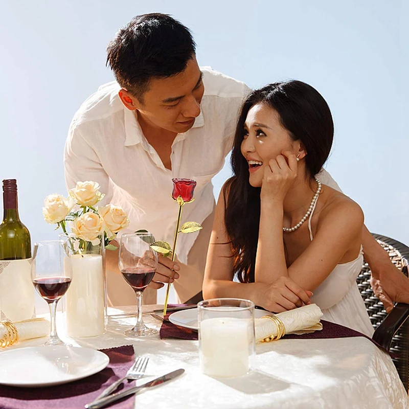 

Crystal Rose Flower, Best Gift for Valentine's Day, Mother's Day, Anniversary , Wedding Decoration