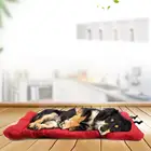 Коврик для собак, мягкий многоцелевой хлопковый складной коврик для домашних животных для улицы, Квадратный маленький и средний матрас для животных, теплое мягкое одеяло