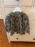 21 presale september 18th girls tops floral pattern smocking design high quality baby clothing