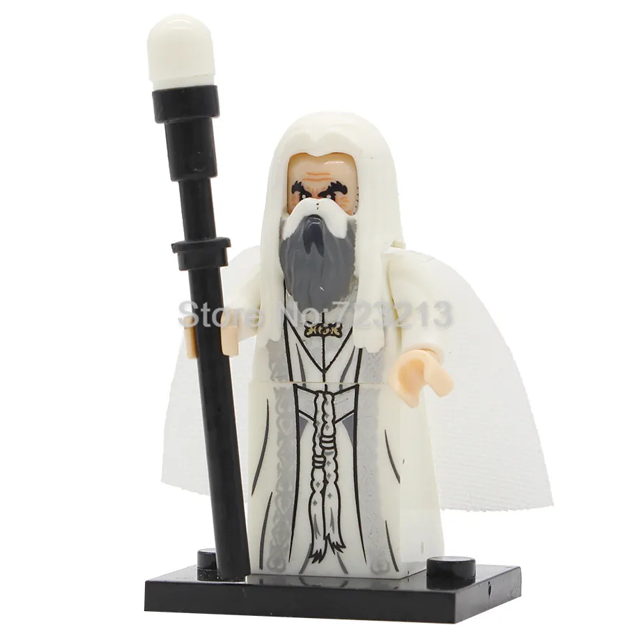 PG8183 Desolation of Smaug рисунок Фили дайн Ironfoot Kili Oin Gloin Dori Goblin ORCS строительные блоки модели кирпичи наборы игрушек - Цвет: Saruman