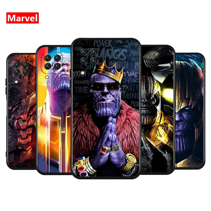 

Marvel Avengers Thanos For Huawei Nova 8 7i 7 6 5T 5E 5Z 5i 5 4E 3i 3E 2i Lite Pro SE Soft TPU Silicone Black Cover Phone Case