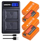 4 шт., аккумулятор для Sony Alpha a6500, с двумя USB-портами