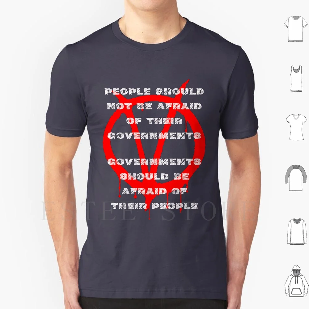 

Футболка Гая Фокса из 100% хлопка, не боится своих правительства