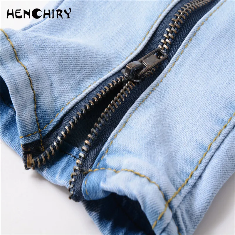 

2021 New Autumn Fashion Hole Jeans Men Long Trousers Skinny Ripped Distressed Jeans Denim Pants Men Clothing Men Jeans Daily