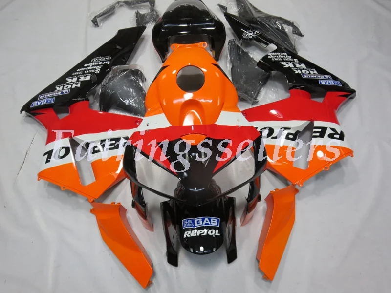 Top (Injection mold) New ABS Motorcycle Full Fairing Kit Fit For Honda CBR600RR 05 06 F5 2005 2006 Fairings Custom Blue Rossi | Автомобили