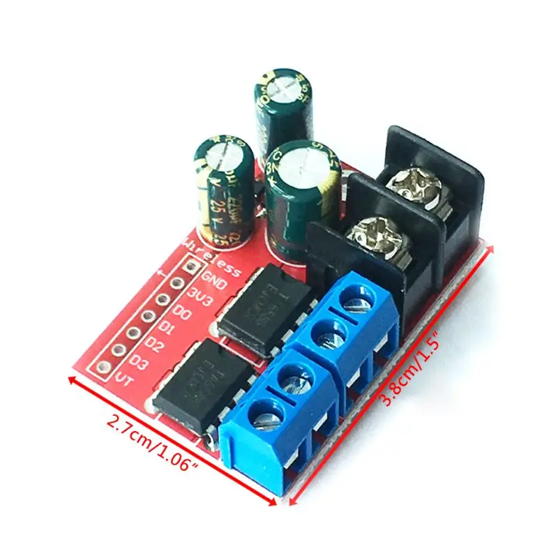 

5A 2-way DC Motor Drive Module PWM Speed Regulation Dual H Bridge Super L298N