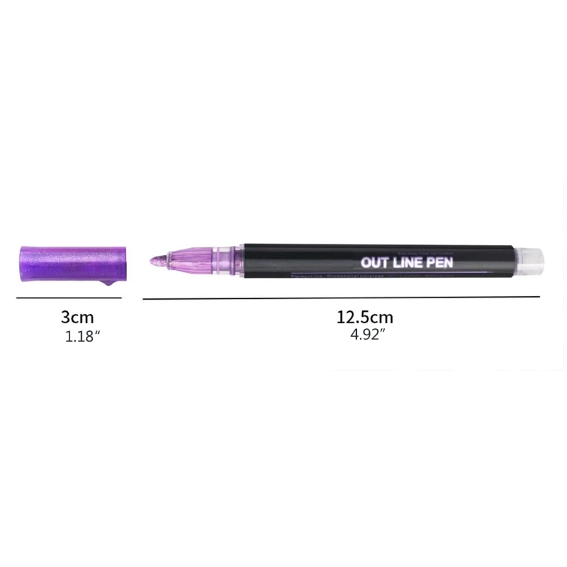 

21pcs Marker Pens Set ,Color Highlighter Marker Pen Marker Outline Marker Pen