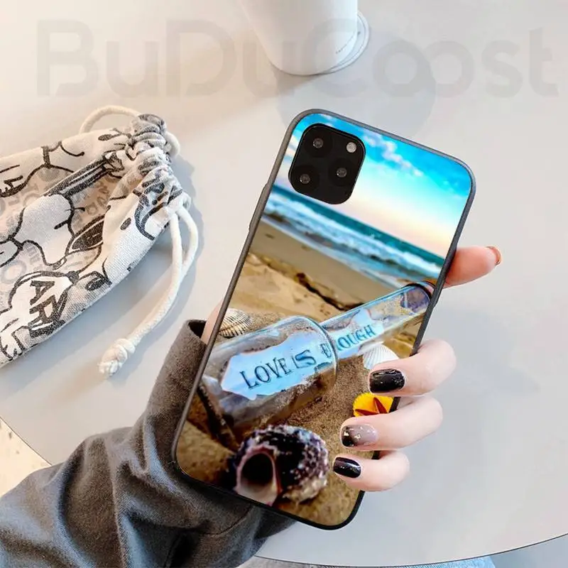 

Beach Starfish Shell Landscape Phone Case for iPhone 8 7 6 6S Plus X 5S SE 2020 XR 11 12 Pro mini pro XS MAX
