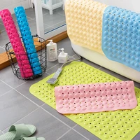 bathroom non slip mat bath mat mesh soft plastic massage foot multicolor combination floor mat drainage bathtub bathroom carpet