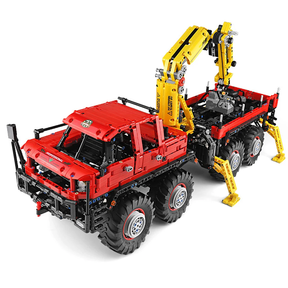 

Creator Expert High-tech Articulated Offroad Truck 3068pcs Formula Racing GTE SUV RSR Moc Modular Bricks Model Building Blocks