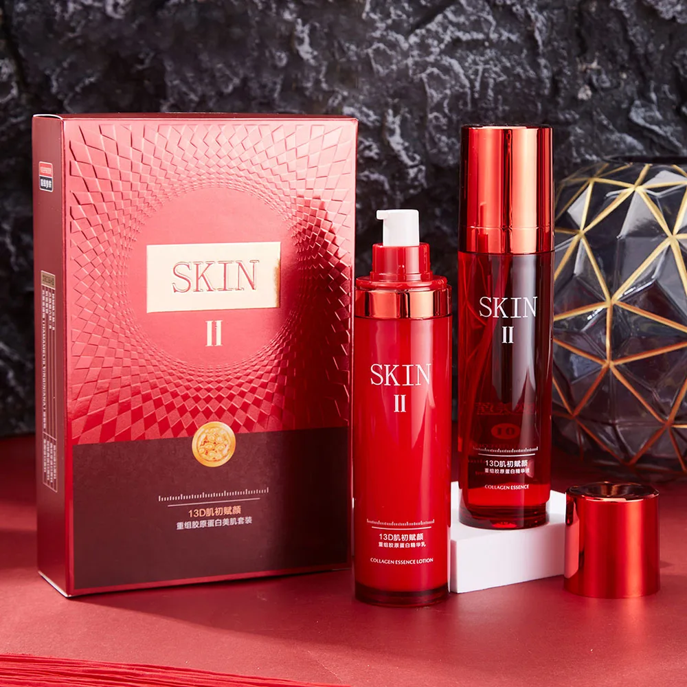 

Антивозрастная коллагеновая Сыворотка для лица 13D, Тоник для лица, антивозрастной Восстанавливающий Тоник для лица, набор для ухода за коже...