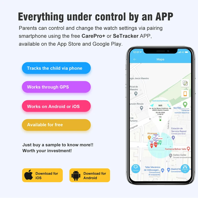 Смарт-часы Детские с поддержкой 4G GPS Wi-Fi SOS-камерой и видеозвонком | Электроника