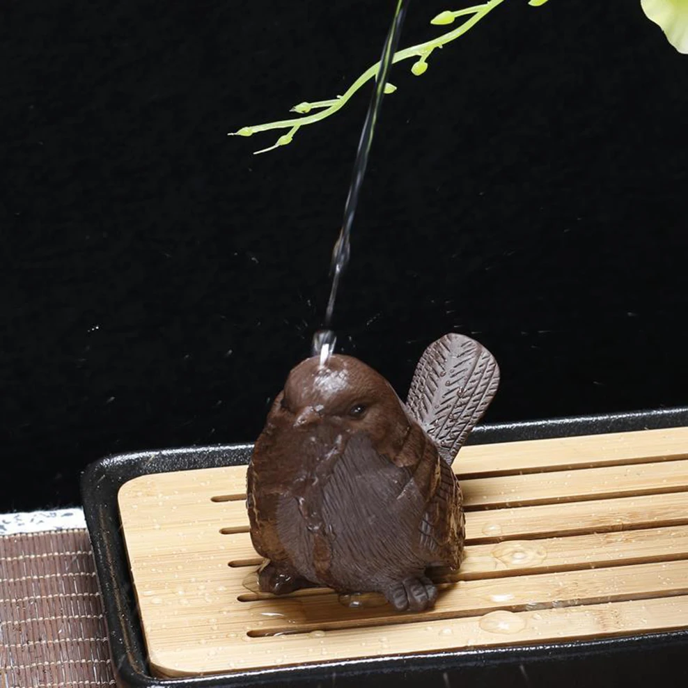 

Tea Pet Purple Clay Annunciation Bird Ornaments Simulation Animal Model Tea Tray Accessories Handicraft Tea Pet