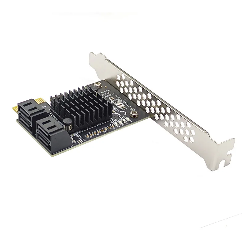 PCIE SATA карта PCI E адаптер Express 1X для SATA3.0 конвертер 4 Порты и разъёмы III 6 г расширения
