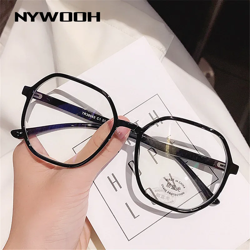 

NYWOOH, очки с синим светом, прозрачная фоторамка, модные женские очки, комфортные очки с защитой от синего света для мужчин