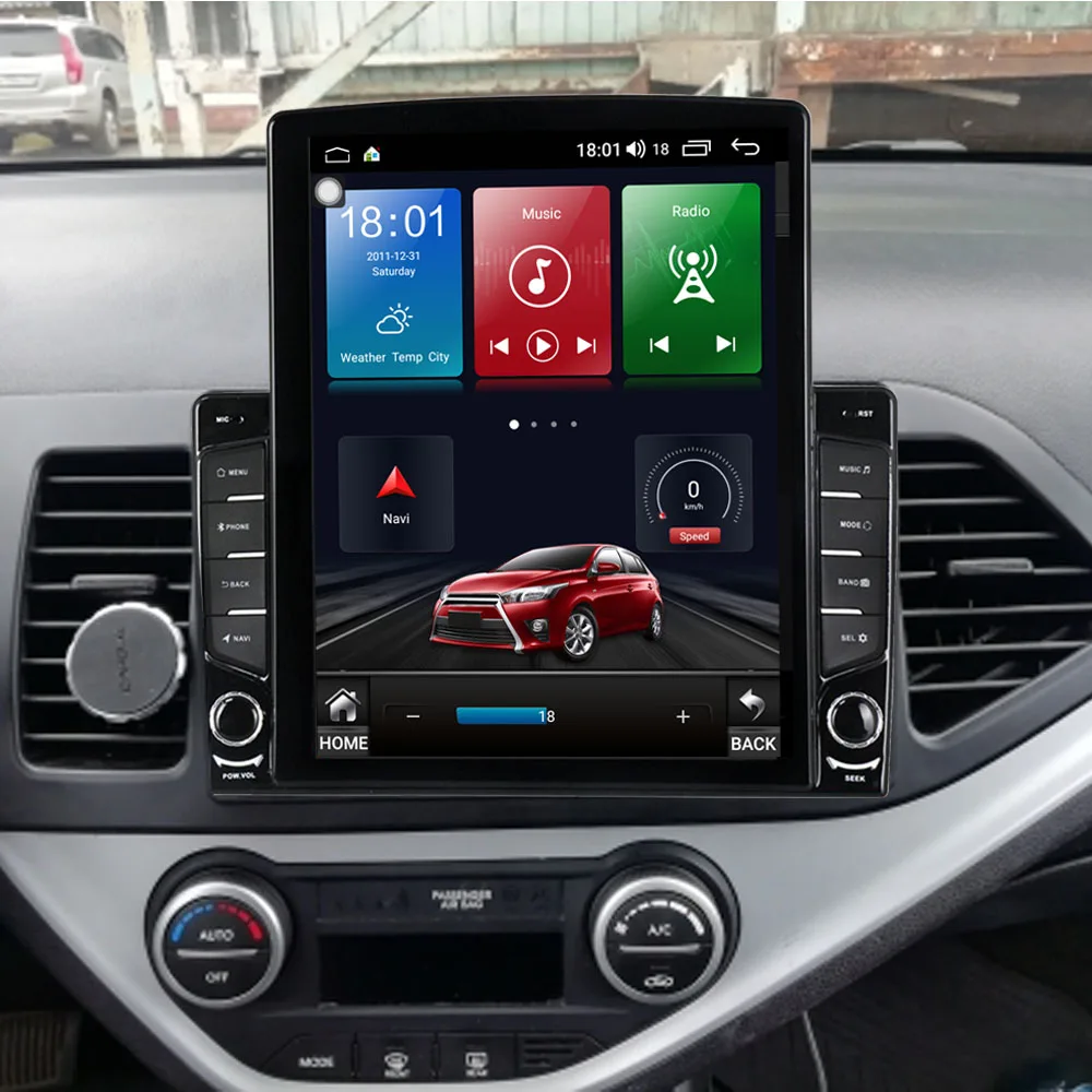 Runningnav для KIA PICANTO Morning 2011- 2014 Tesla Type Android автомобильное радио мультимедийный