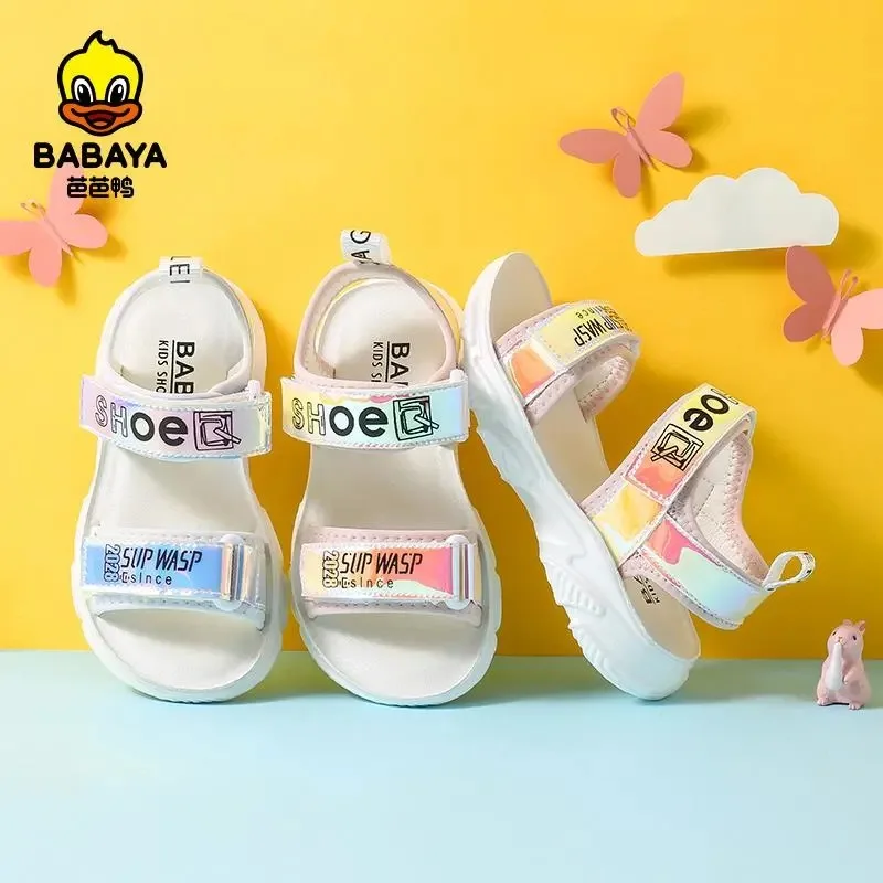 

Babaya Children's Sandals Girls Summer Casual Shoes 2021 New Girls Beach Shoes Open Toe Princess Shoes Non-slip
