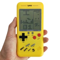 small handheld game console for children students classic nostalgia puzzle built in variety of games classic tetris game