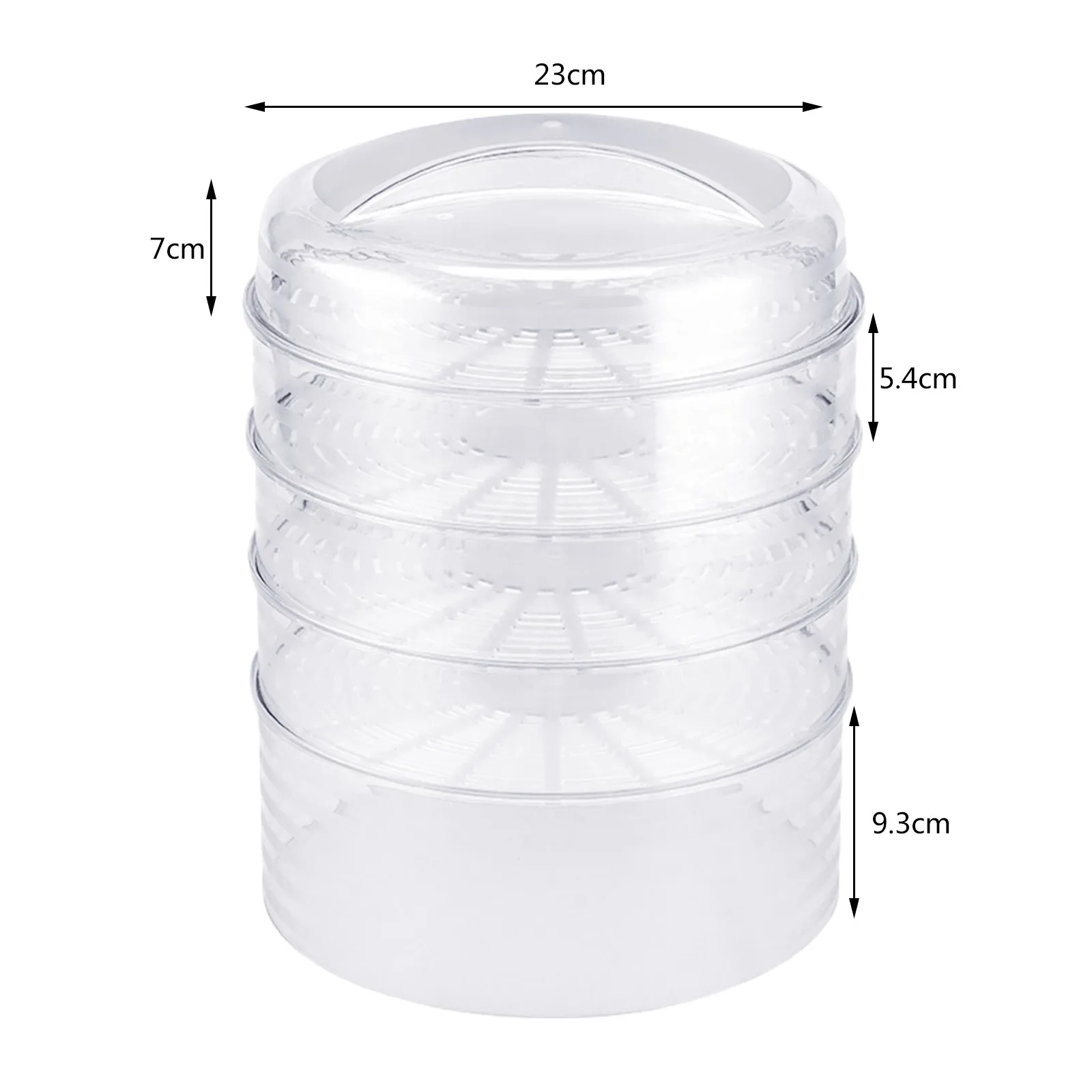 

40# 1pc Plastic Microwave Plate Cover Clear Steam Splatter Food Wraps Reusable Silicone Food Fresh Keeping Sealed Covers