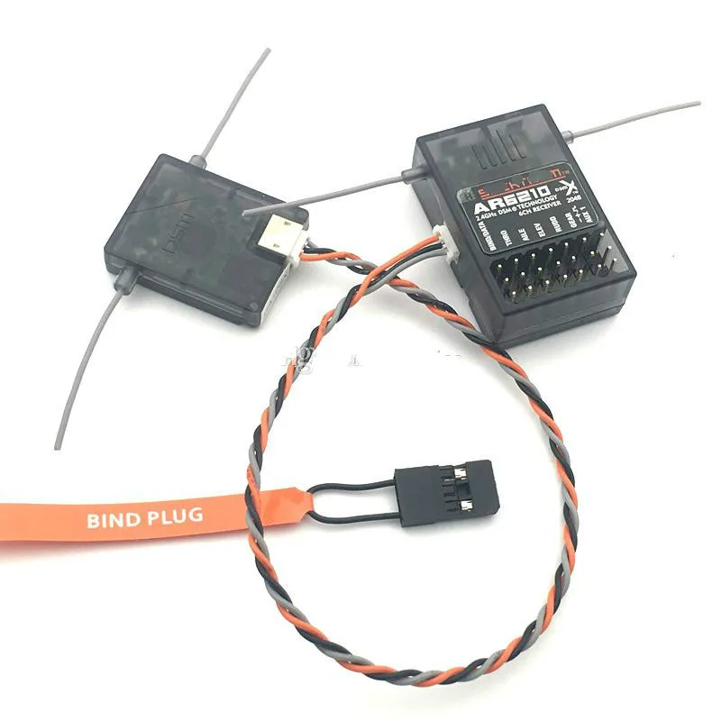 2 комплекта приемника 6ch AR6210 для передатчика speedk DSM2 DSMX JR RC|Детали и аксессуары| |
