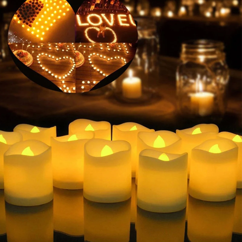 

Led Candles Battery Operated With Timer Remote Electric TeaLights For Birthday Party Wedding Home Decoration Easter Tea Candle