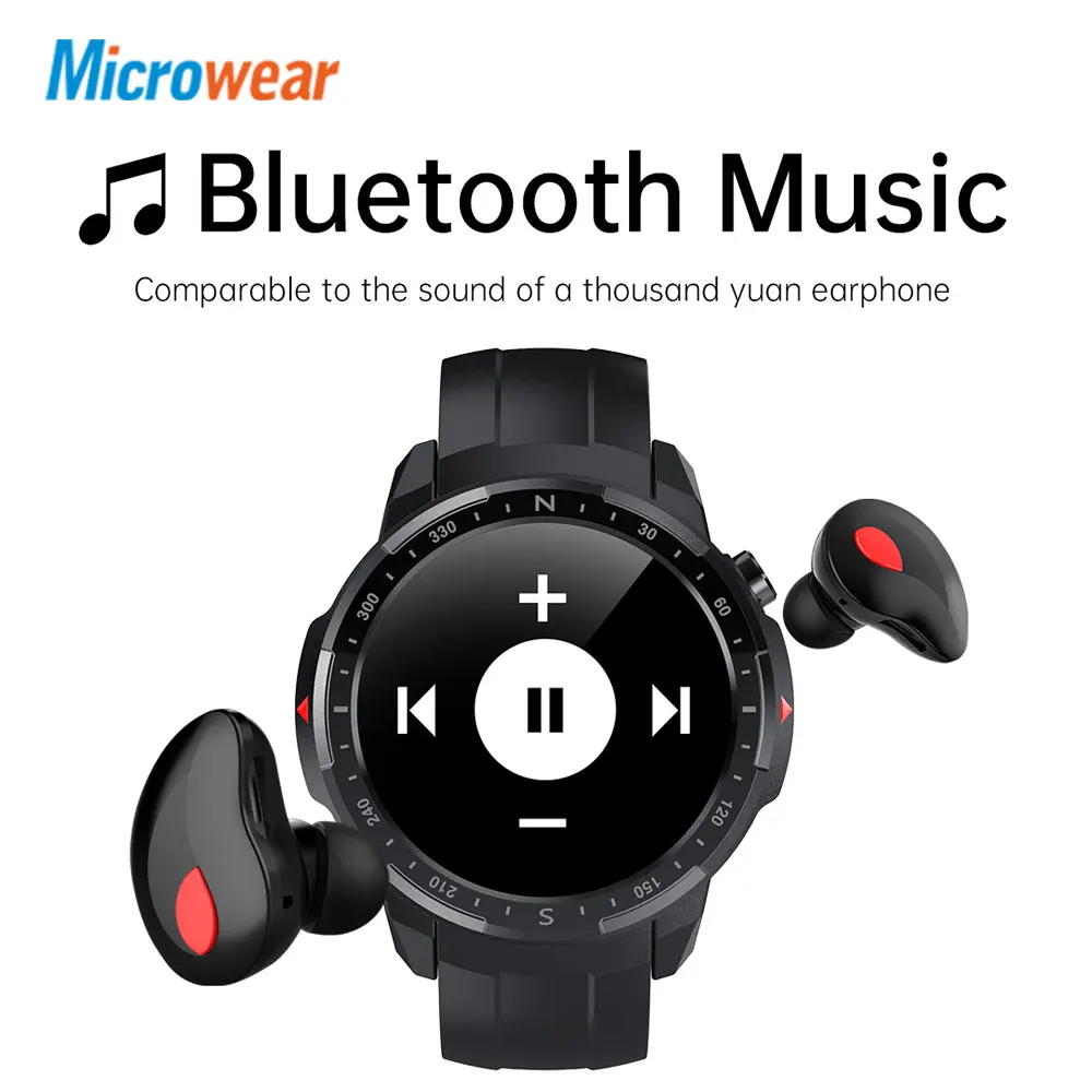 Microwear L20 Смарт часы Bluetooth Вызов IP68 монитор сердечного ритма во время сна