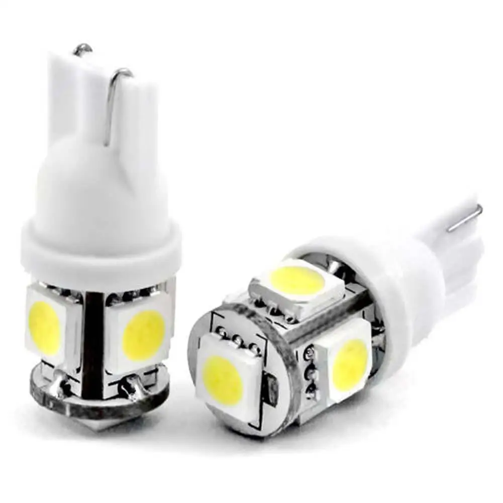 2 шт. Автомобильные светодиодные фонари высокой мощности T10 W5W 555 194|Передние