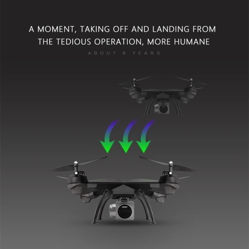 Квадрокоптер детский с дистанционным управлением Wi Fi FPV камерой 1080P и вращением