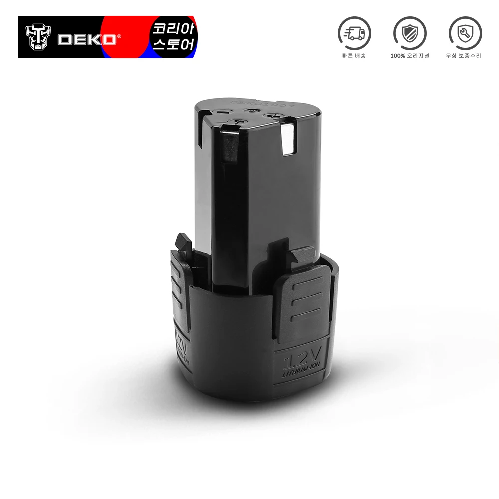 Аккумулятор DEKO 12 В 12 В комплект литий-ионный батарей для аккумуляторной дрели Banger 12 В