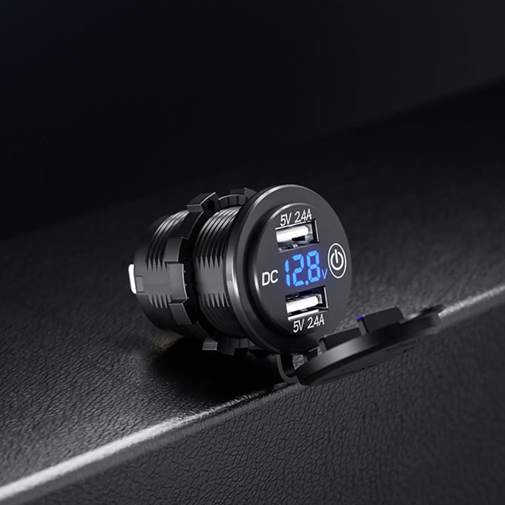 Двойной USB-порт для автомобильного зарядного устройства розетка прикуривателя