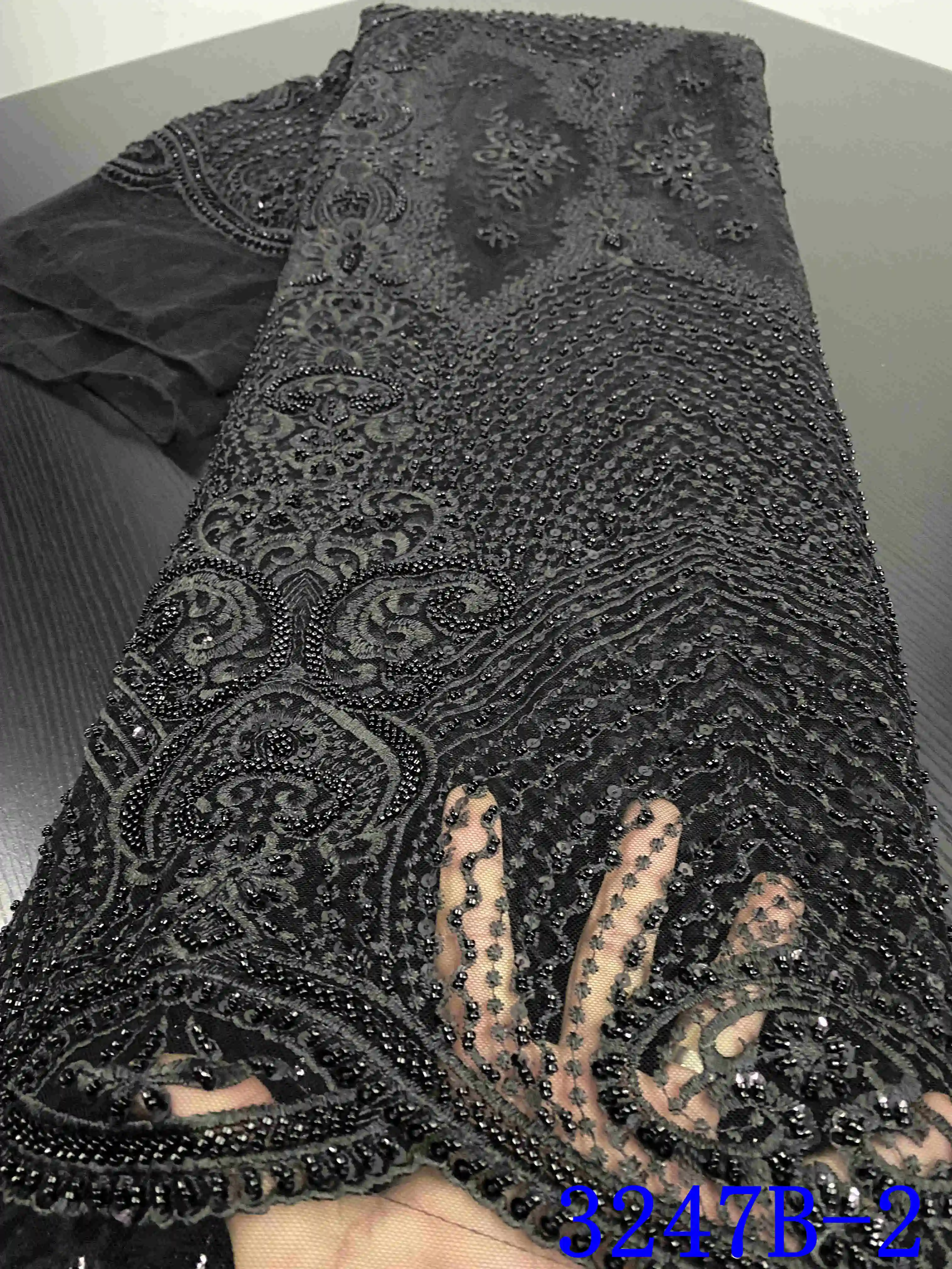 Африканская кружевная ткань Вышитое кружево в нигерийском стиле для невесты 2020