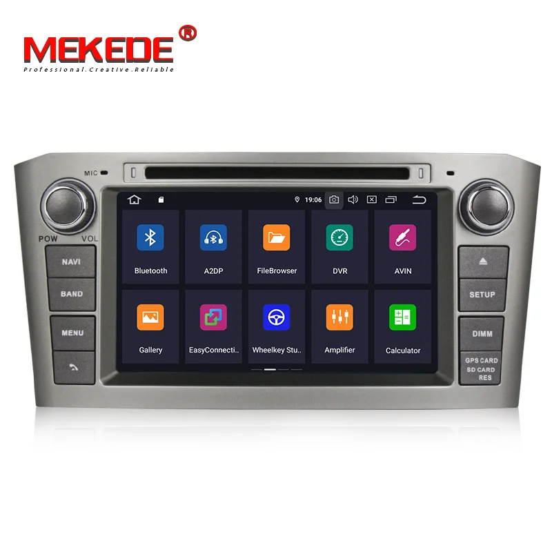 MEKEDE PX5 4G ram Android 9,0 Автомобильный DVD стерео Авто радио мультимедиа головное устройство для Toyota Avensis/T25 2003-2008 wifi RDS gps