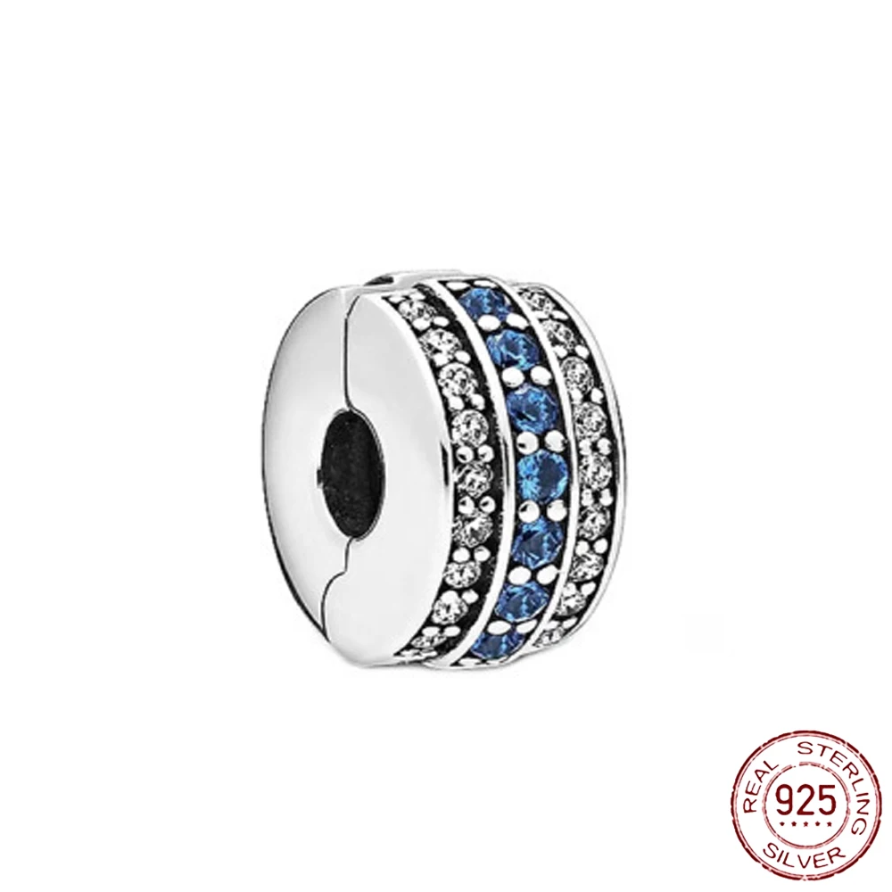 Мерцающие зажимы подвески-бусины подходят для оригинальных серебряных