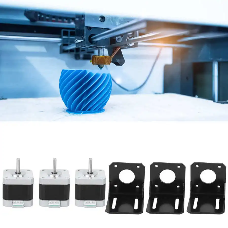 DC 12V шаговый двигатель Нержавеющая сталь 4 провода биполярный комплектующая