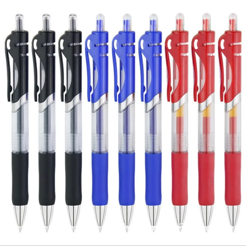 

10 Sticks Press the gel pen K35 advertising pen press the black water-based pen business signature pen office/student stationery