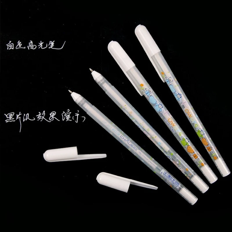 Фотоальбом с белыми чернилами гелевая ручка 0 8 мм милая унисекс подарок для детей