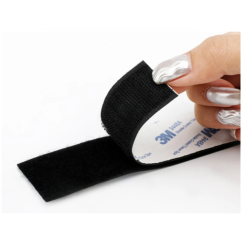 1 Meter/Pairs сильный самоклеющиеся крюк и петля нейлона стикеры липучками с клей для