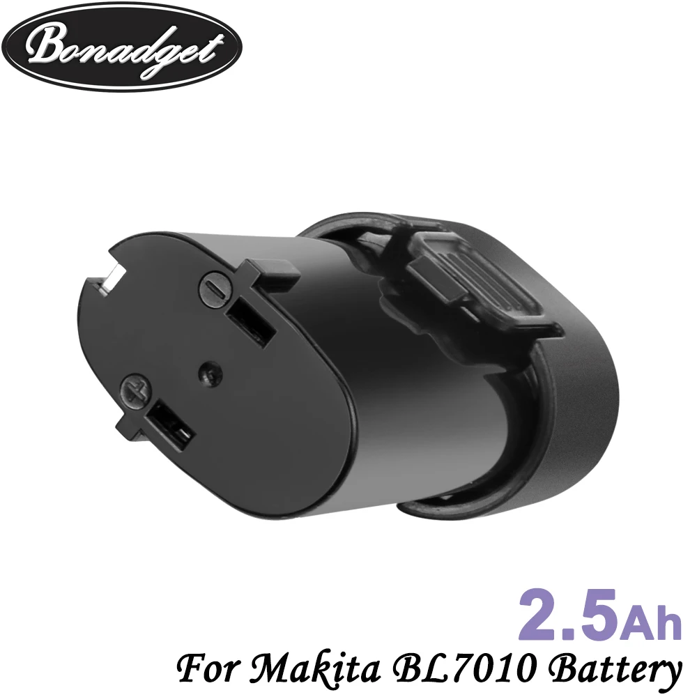 Bonadget 2 шт. 7 в 2500 мАч сменный литий-ионный аккумулятор для Makita BL7010 194355-4 194356-2 TD020DS