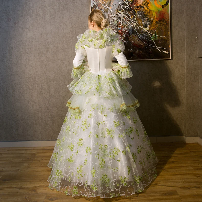 

Marie Antoinette Ball Dresses Princess Movie Protagonist Costume Carnival Stage Long Gown for Women