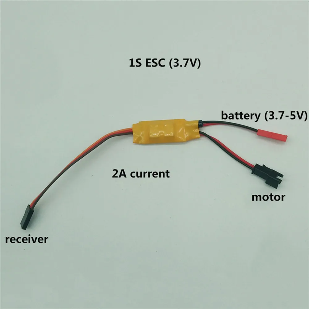 

1S 2S 3S микро двусторонний матовый регулятор скорости ESC 3,5-4,8 в 2 А 5 А для радиоуправляемого мини-танка, лодки, самолета 130/280/370 Запчасти для двиг...