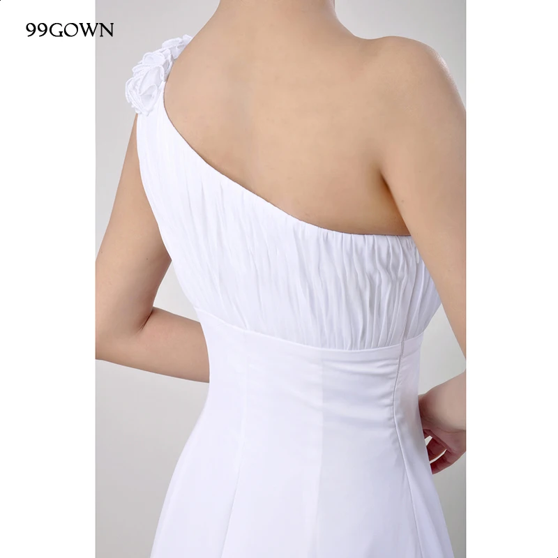 99GOWN Свадебные платья для гостей женщин 2019 простое белое шифоновое длинное