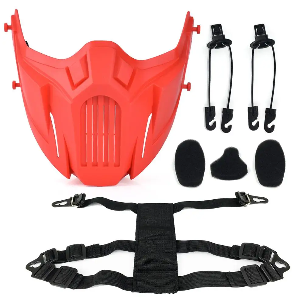

CS protective mask Tactical Mask For military Airsoft Hunting Cosplay Breathable Reuseable Half face