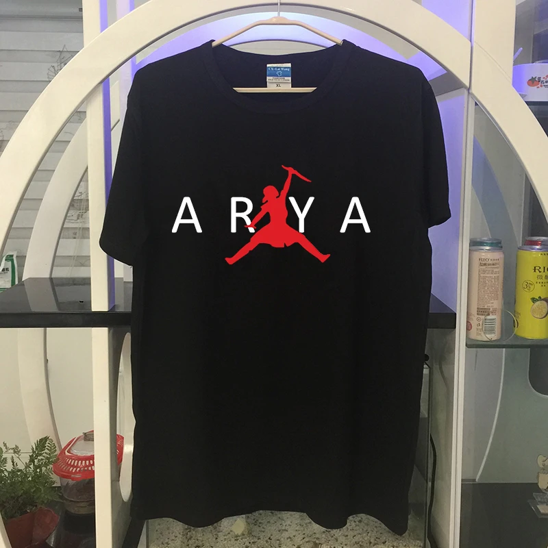 Футболка с надписью Dracarys футболка Arya Старк Not Today летняя мужская крутая модная