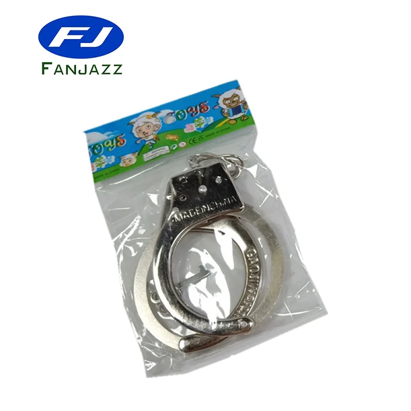 Косплей ролевые игры Серебряные Металлические наручники с ключами полицейские