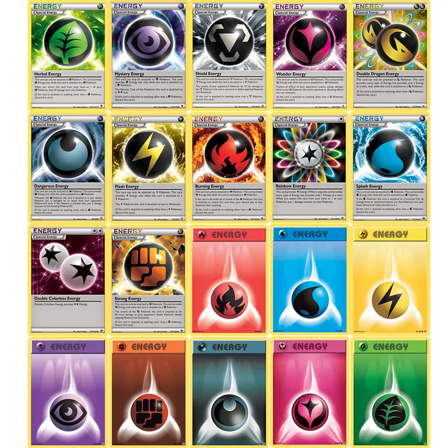 TAKARA TOMY-cartas de Pok&eacute;mon 20 piezas, juego en ingl&eacute;s, colecci&oacute;n de batalla, amplificador de tarjeta brillante, caja de juguetes para ni&ntilde;os, regalo para ni&ntilde;os-1